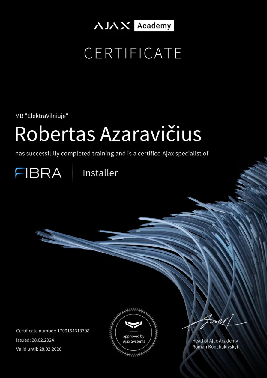 Ajax Academy Sertifikatas